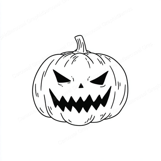 Jack-O-Lantern Vector Graphic preview