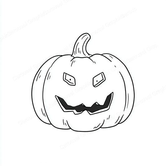 Jack-O-Lantern Vector Graphic preview
