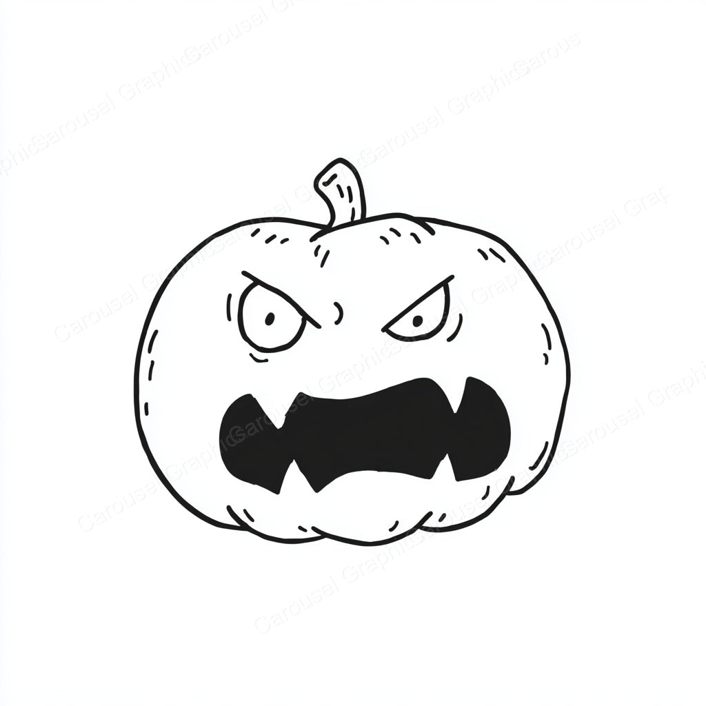 Jack-O-Lantern Vector Graphic preview