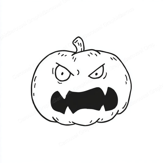Jack-O-Lantern Vector Graphic preview
