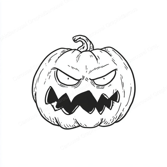 Jack-O-Lantern Vector Graphic preview