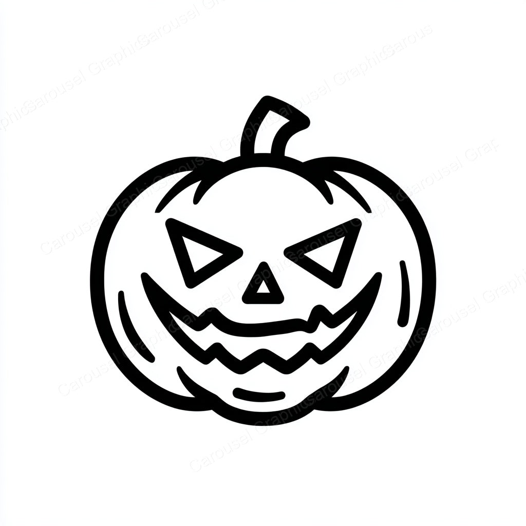 Jack-O-Lantern Vector Graphic preview