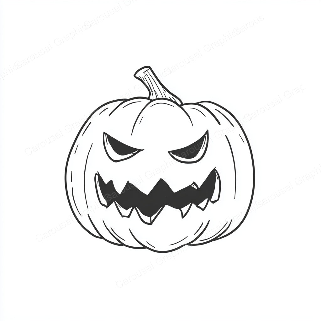 Jack-O-Lantern Vector Graphic preview