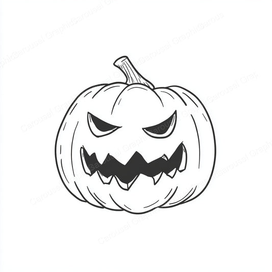 Jack-O-Lantern Vector Graphic preview