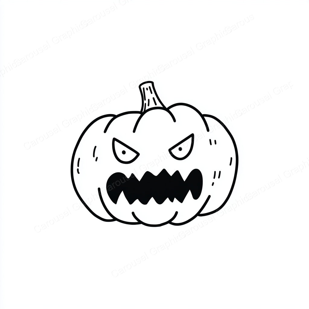 Jack-O-Lantern Vector Graphic preview
