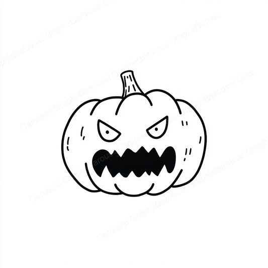 Jack-O-Lantern Vector Graphic preview