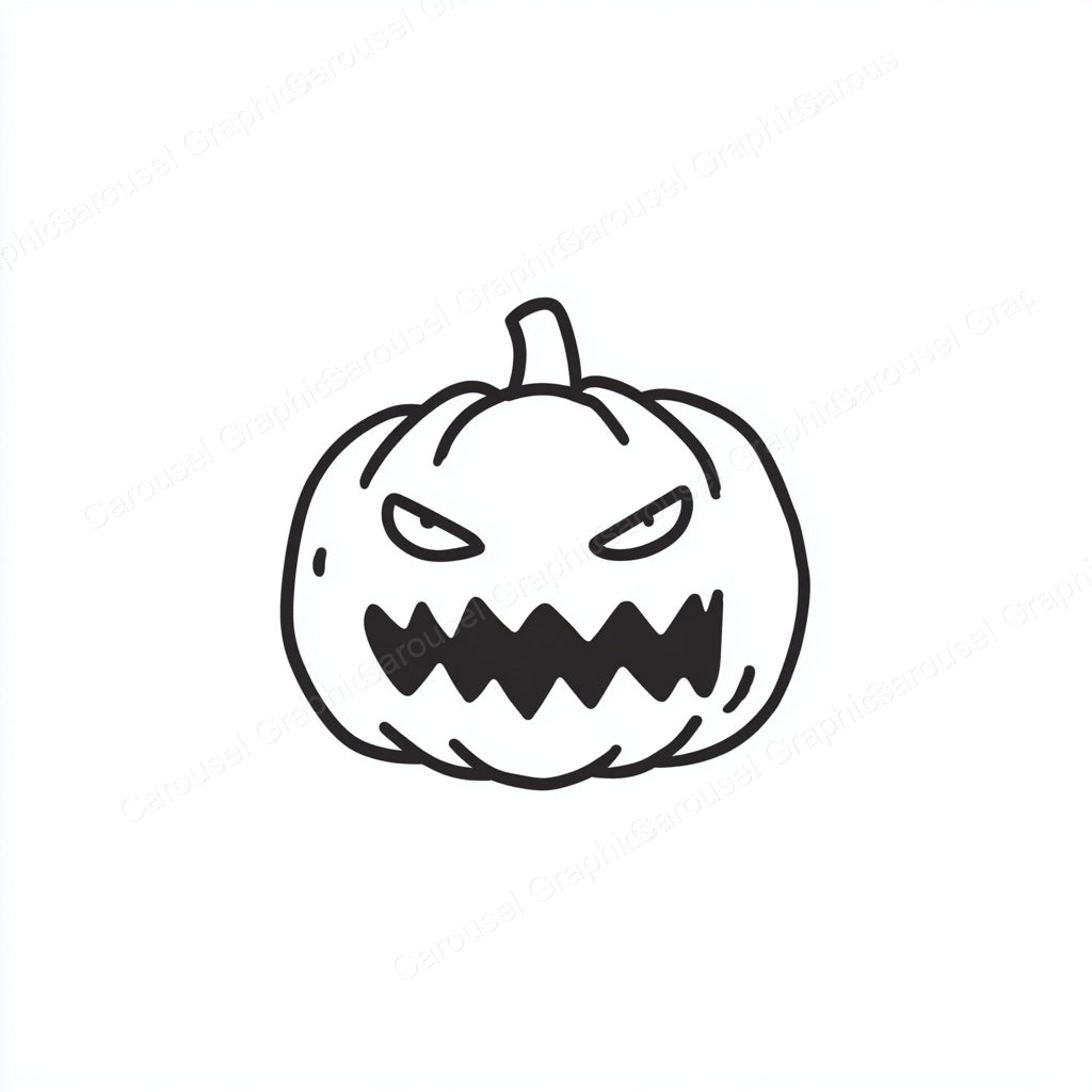 Jack-O-Lantern Vector Graphic preview