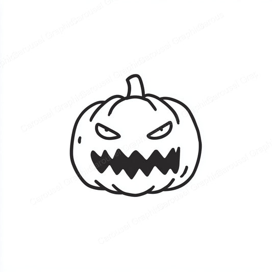 Jack-O-Lantern Vector Graphic preview