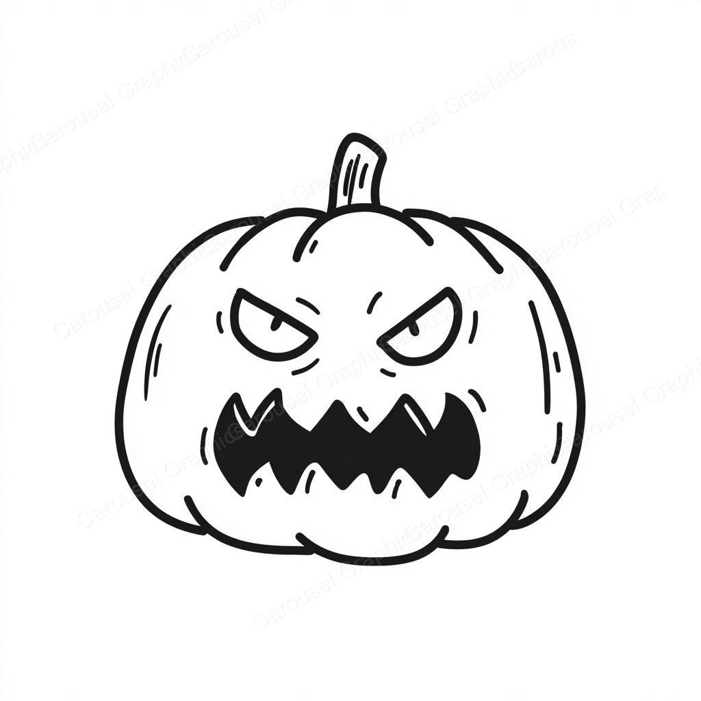 Jack-O-Lantern Vector Graphic preview