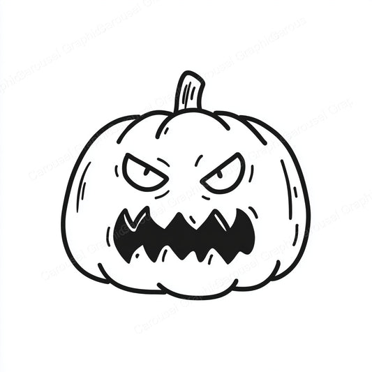 Jack-O-Lantern Vector Graphic preview