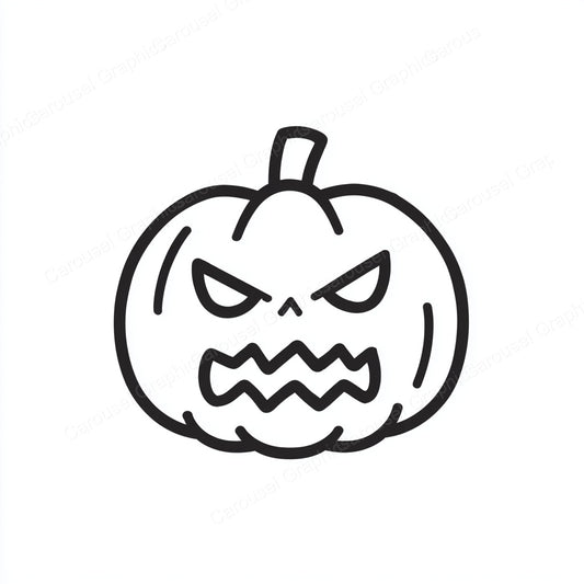 Jack-O-Lantern Vector Graphic preview