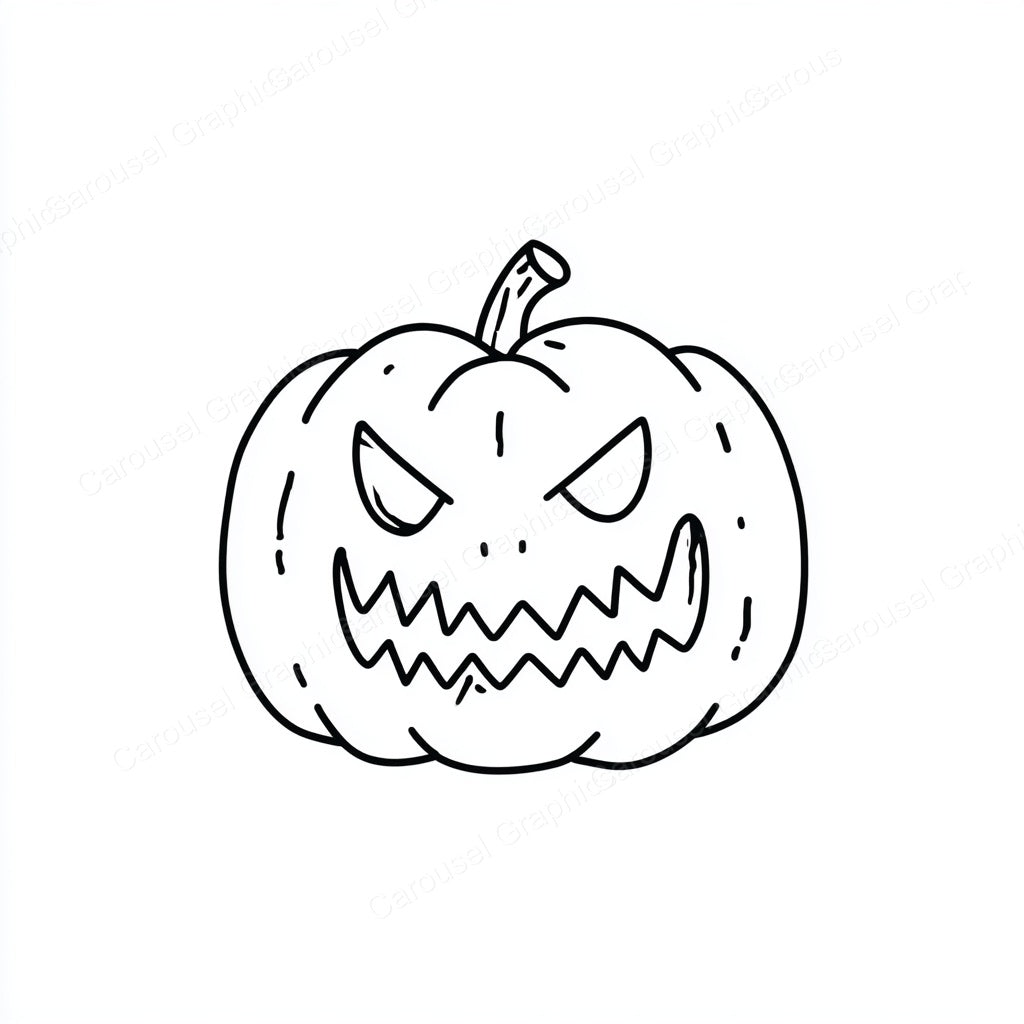 Jack-O-Lantern Vector Graphic preview