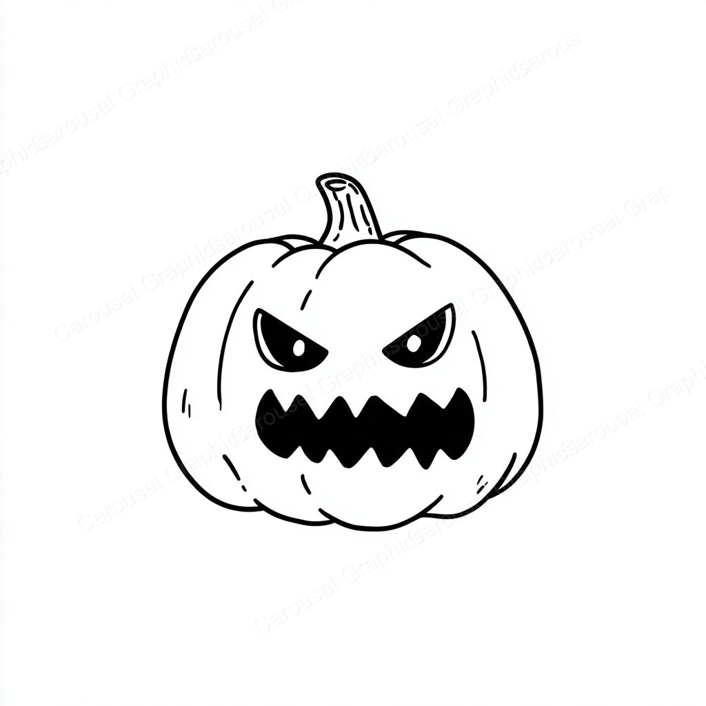 Jack-O-Lantern Vector Graphic preview