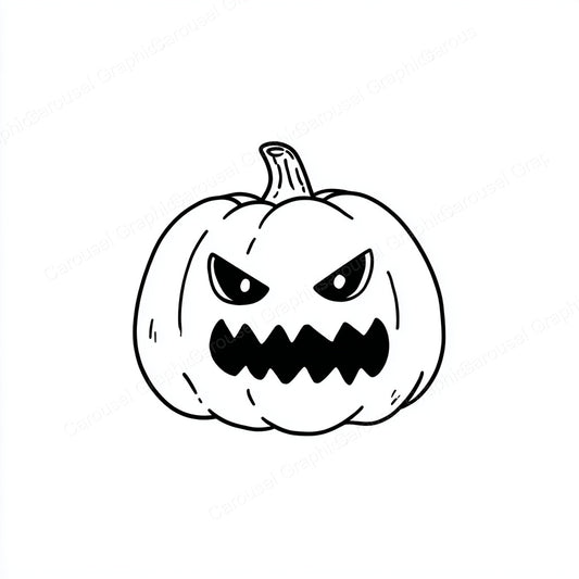 Jack-O-Lantern Vector Graphic preview