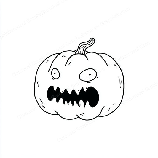 Jack-O-Lantern Vector Graphic preview
