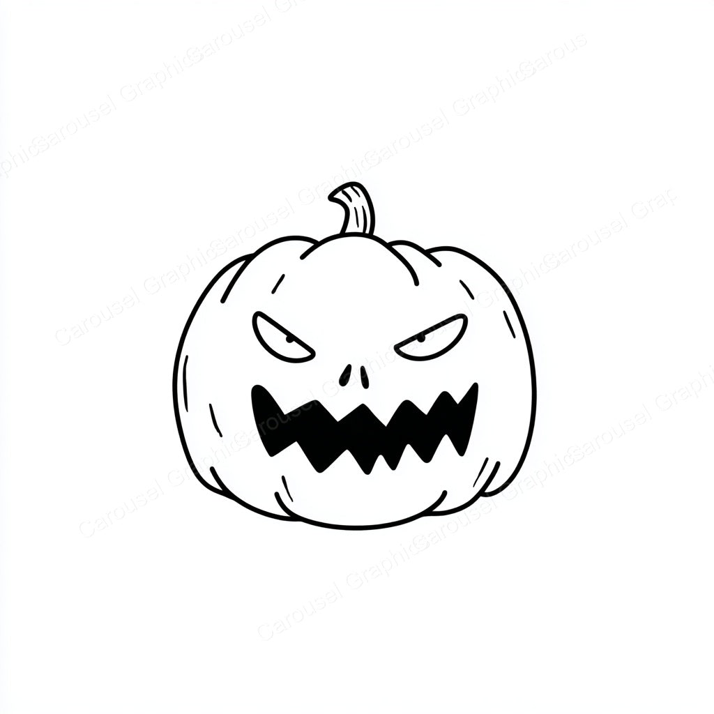 Jack-O-Lantern Vector Graphic preview