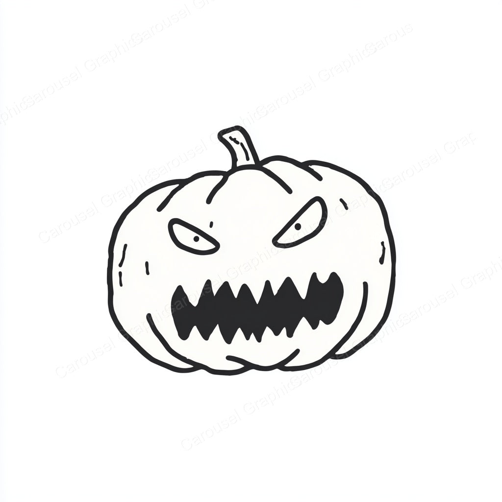 Jack-O-Lantern Vector Graphic preview