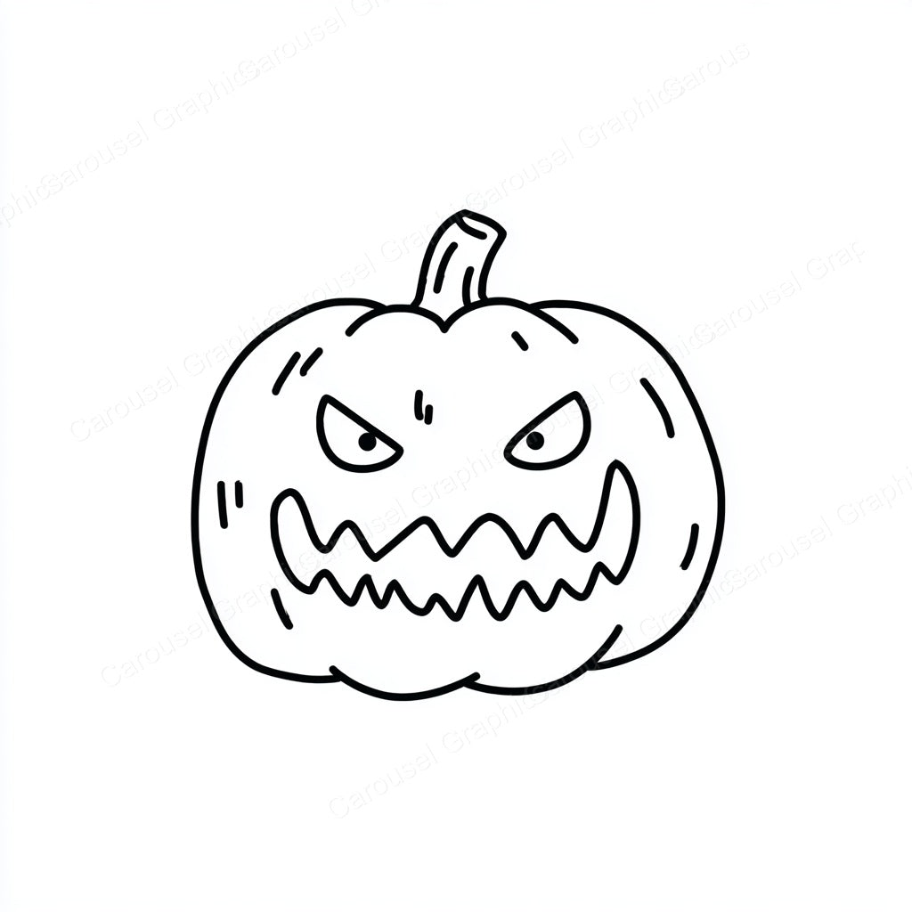Jack-O-Lantern Vector Graphic preview