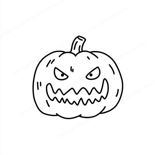 Jack-O-Lantern Vector Graphic preview