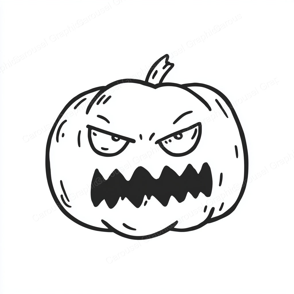 Jack-O-Lantern Vector Graphic preview