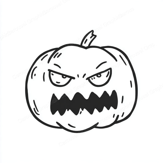 Jack-O-Lantern Vector Graphic preview