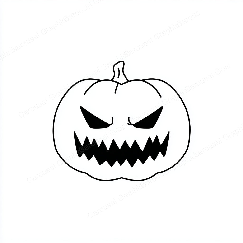 Jack-O-Lantern Vector Graphic preview