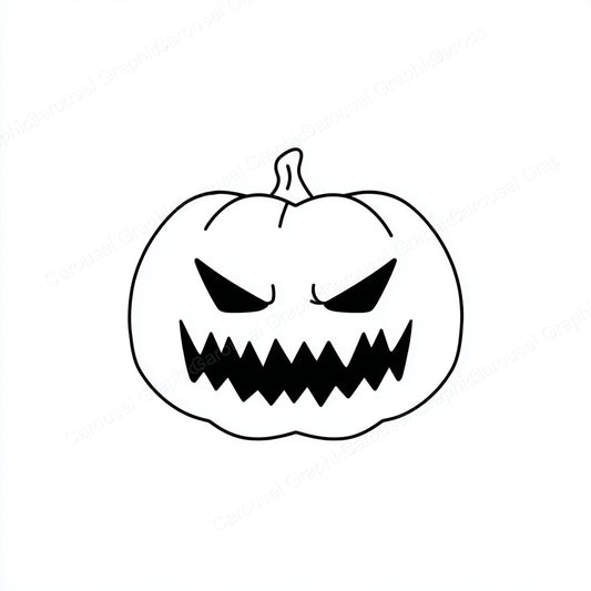 Jack-O-Lantern Vector Graphic preview