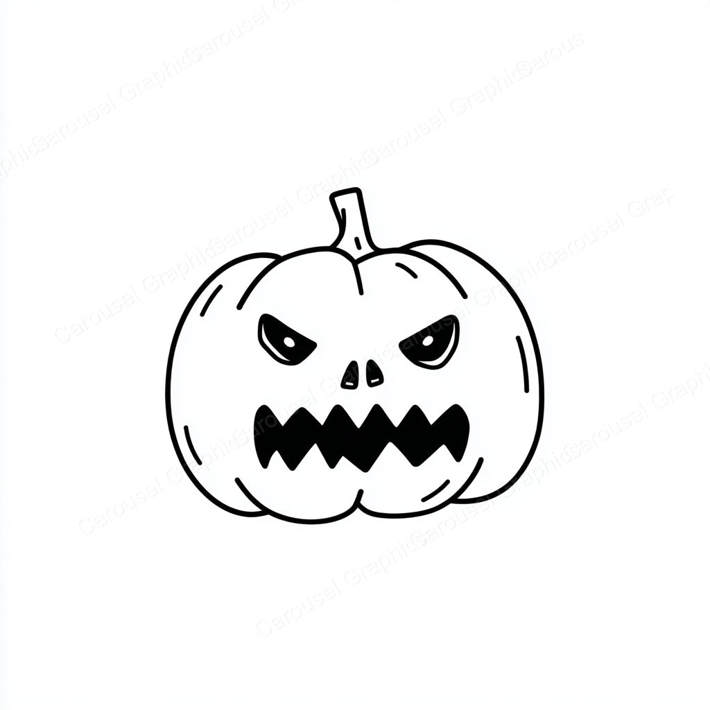 Jack-O-Lantern Vector Graphic preview