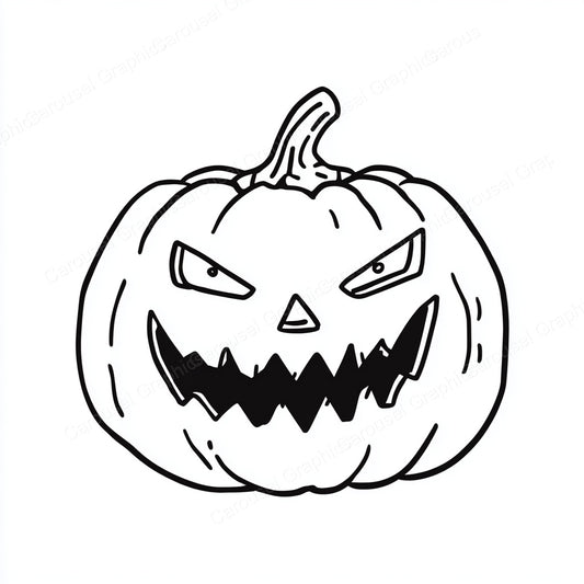 Jack-O-Lantern Vector Graphic preview