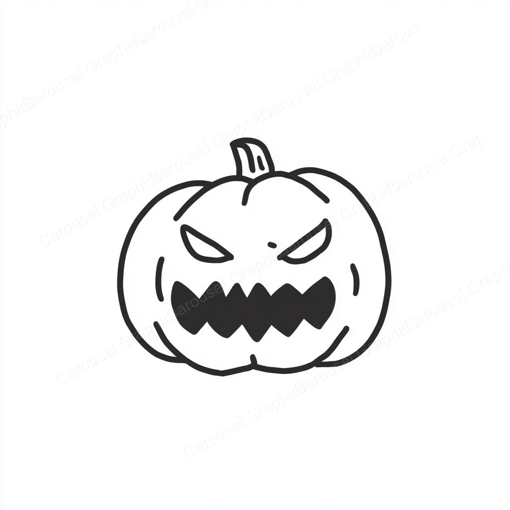 Jack-O-Lantern Vector Graphic preview