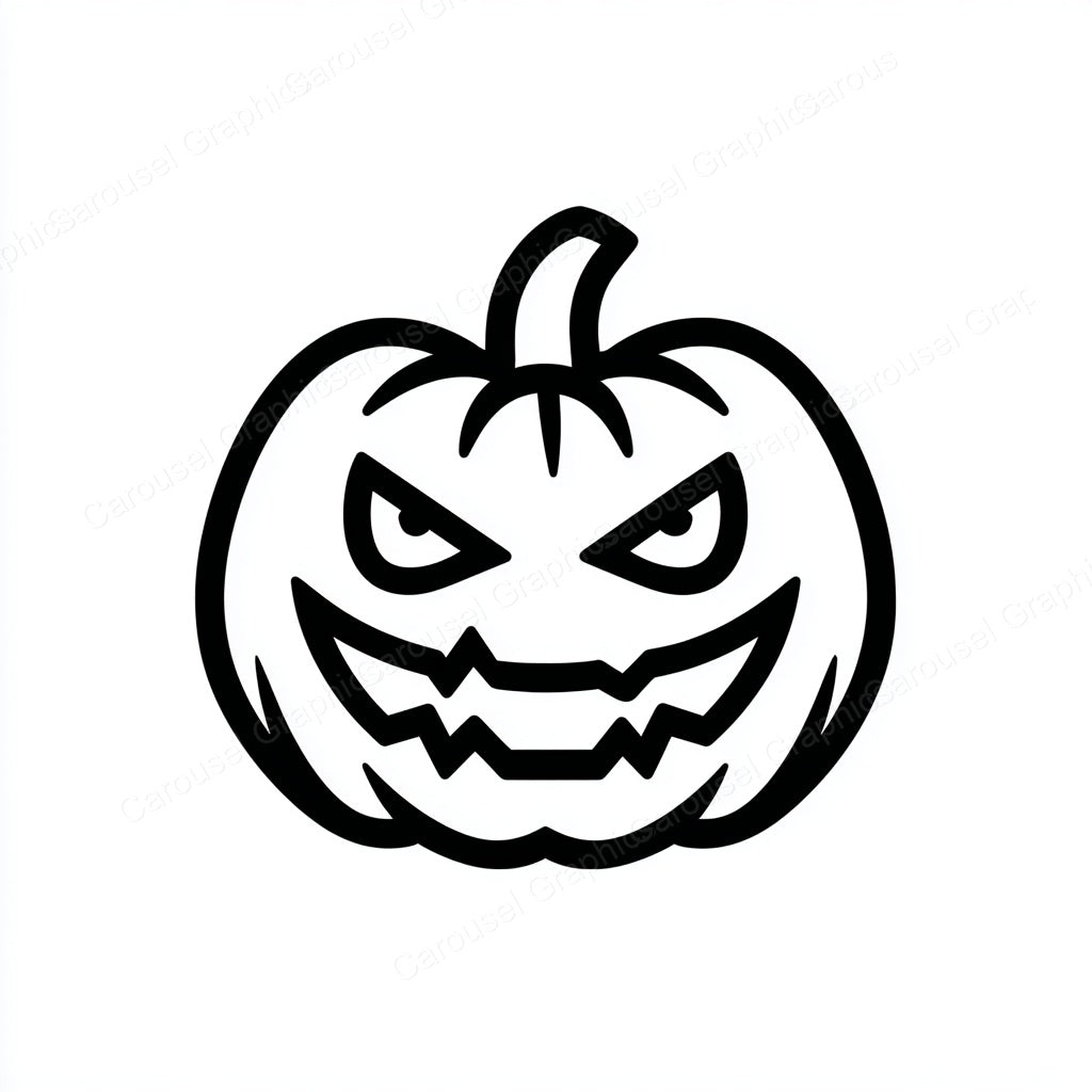 Jack-O-Lantern Vector Graphic preview