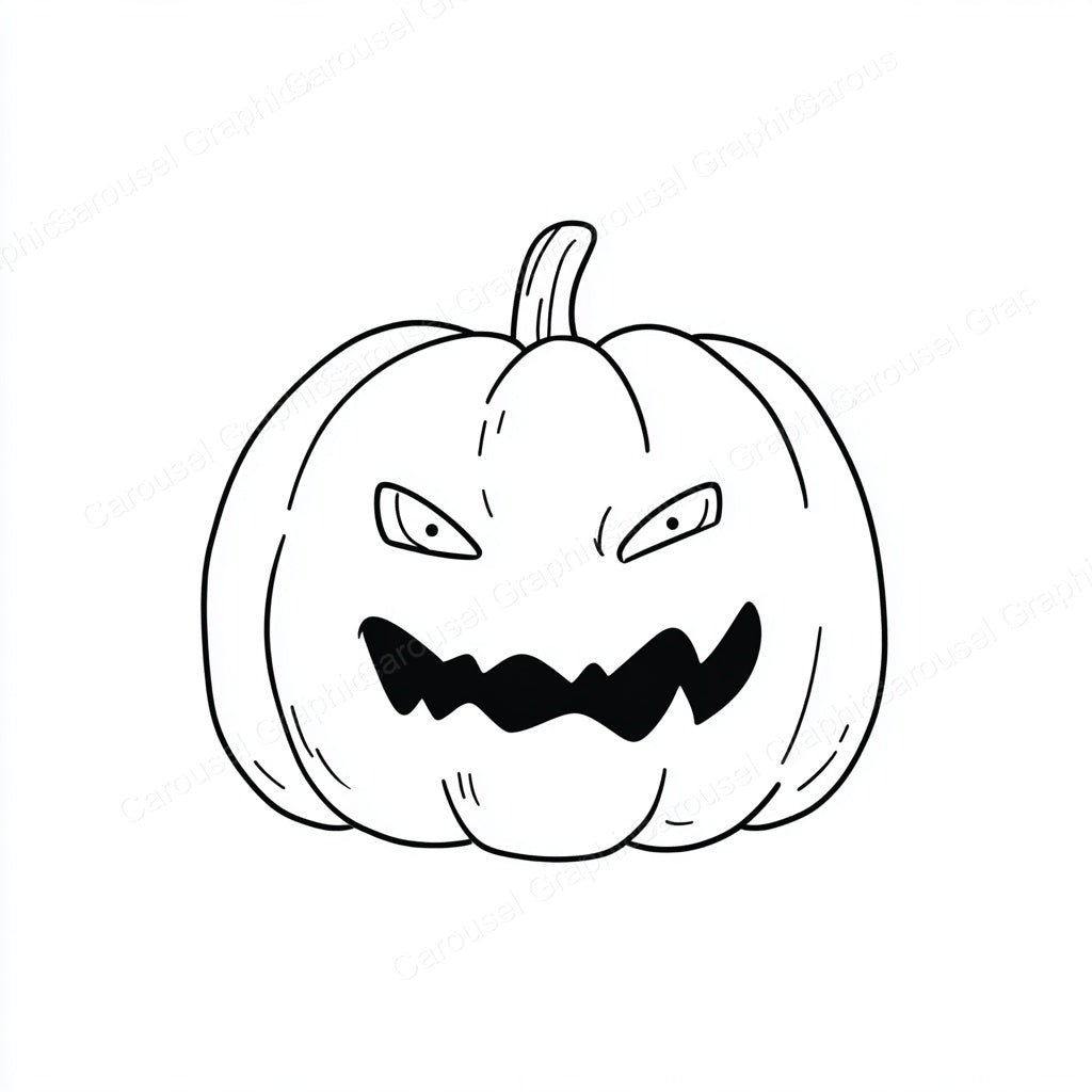 Jack-O-Lantern Vector Graphic preview