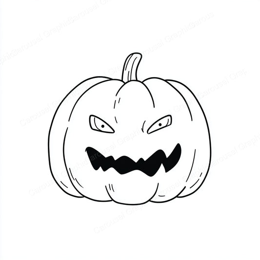 Jack-O-Lantern Vector Graphic preview