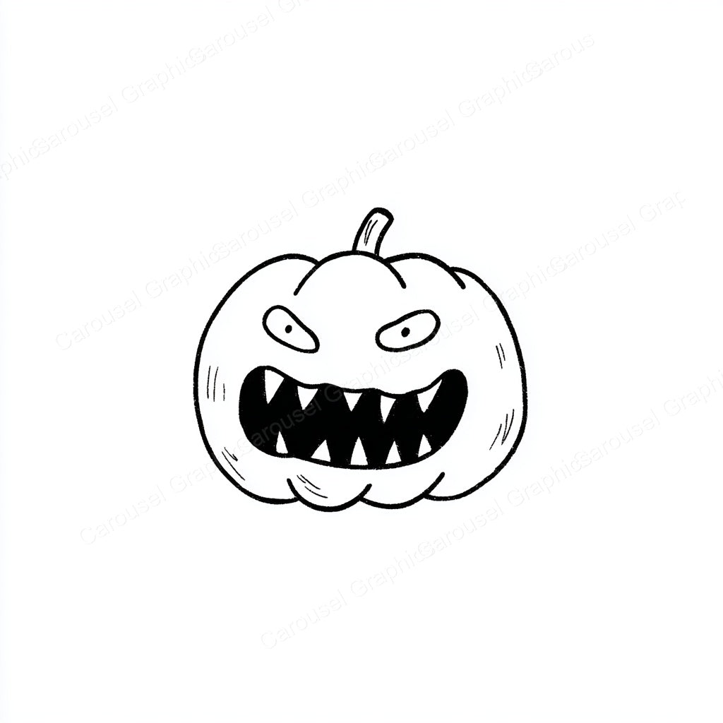 Jack-O-Lantern Vector Graphic preview