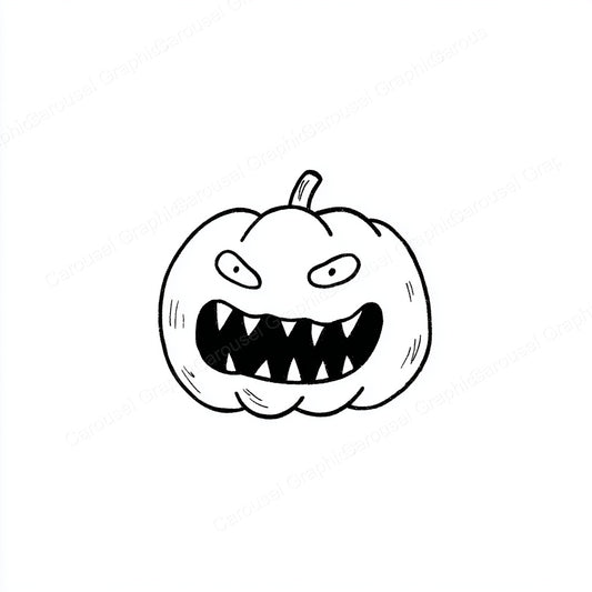 Jack-O-Lantern Vector Graphic preview
