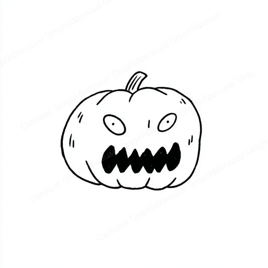 Jack-O-Lantern Vector Graphic preview
