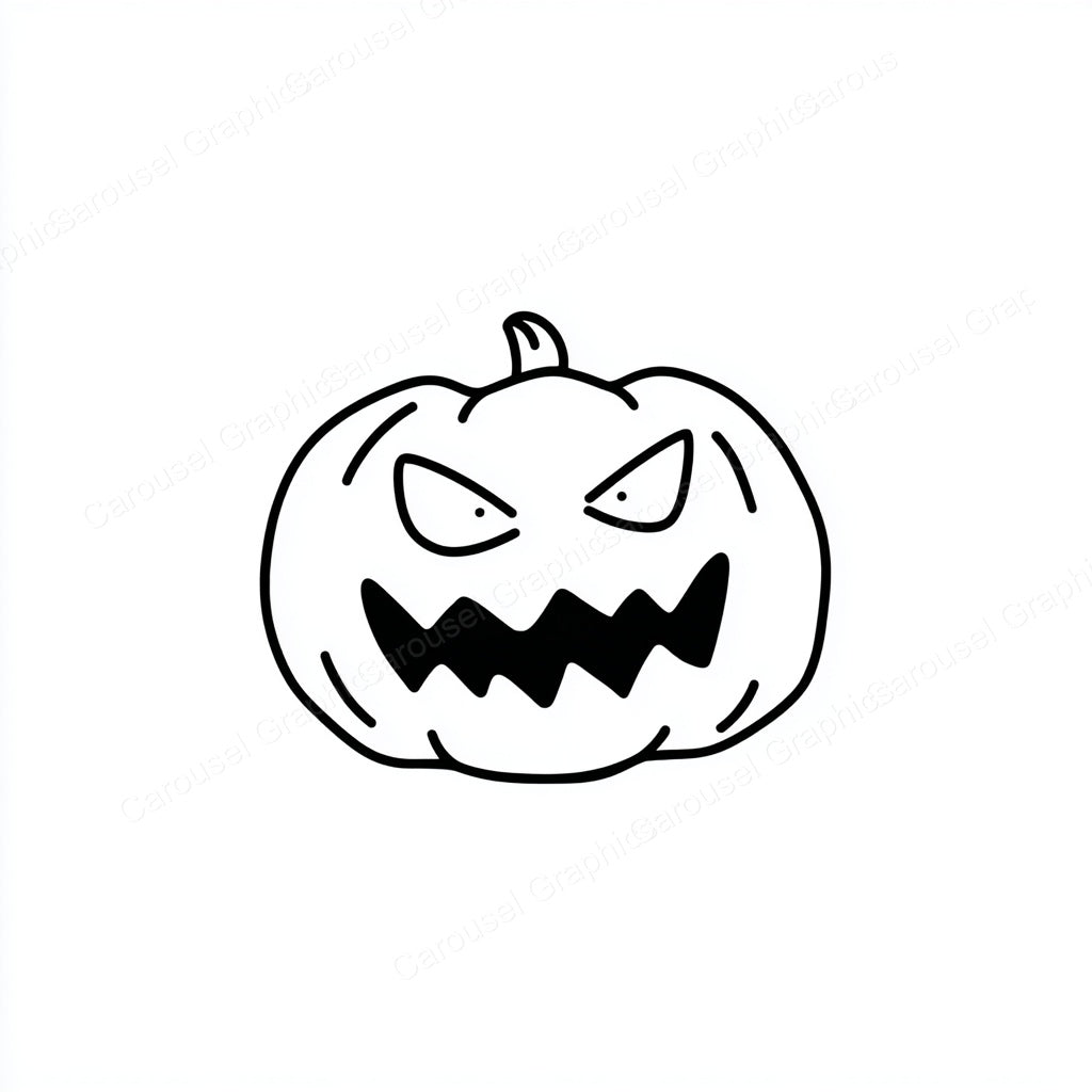 Jack-O-Lantern Vector Graphic preview
