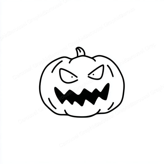 Jack-O-Lantern Vector Graphic preview