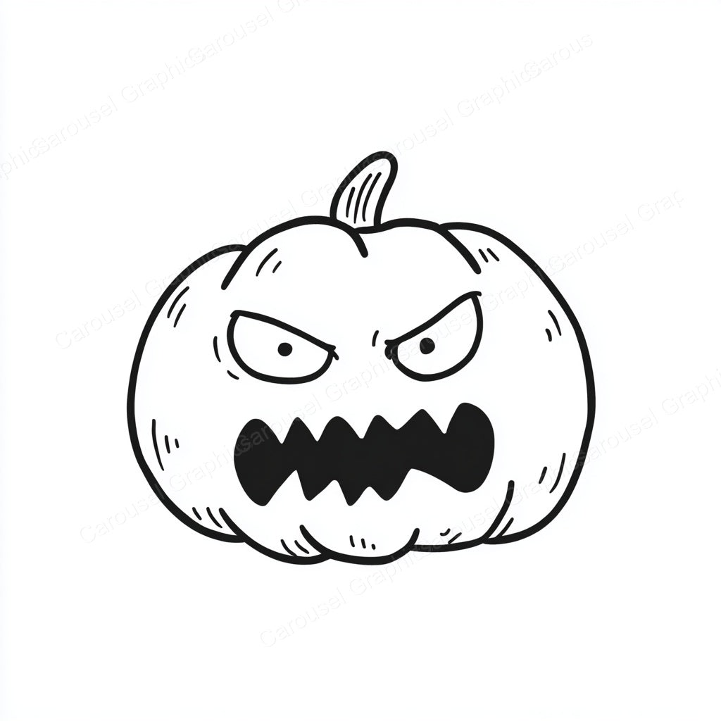 Jack-O-Lantern Vector Graphic preview