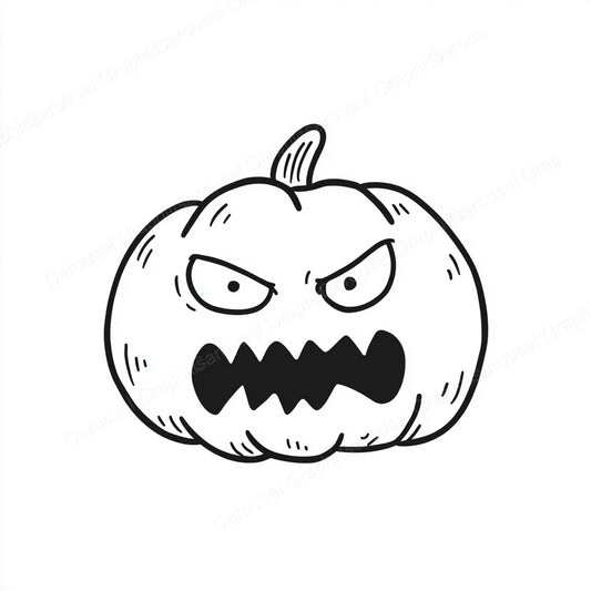 Jack-O-Lantern Vector Graphic preview