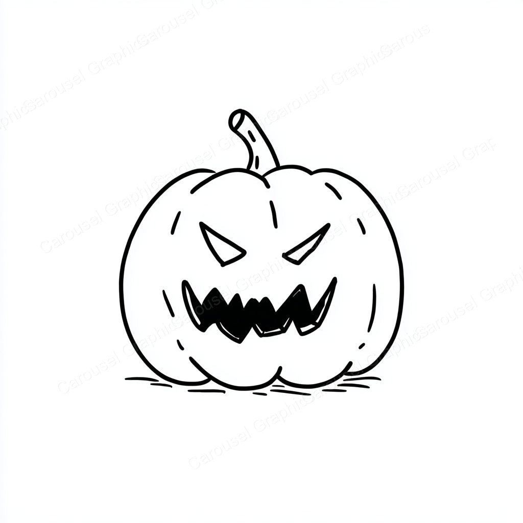 Jack-O-Lantern Vector Graphic preview