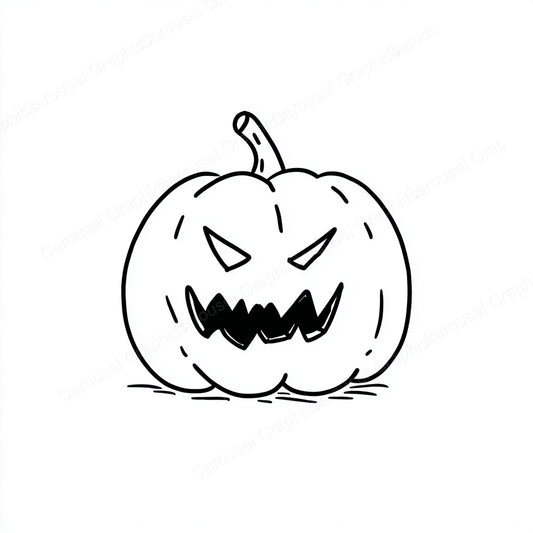 Jack-O-Lantern Vector Graphic preview