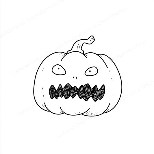 Jack-O-Lantern Vector Graphic preview