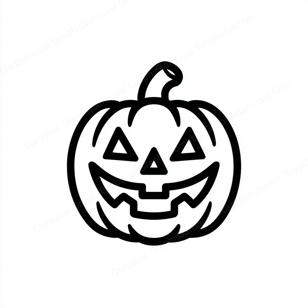 Jack-O-Lantern Vector Graphic preview