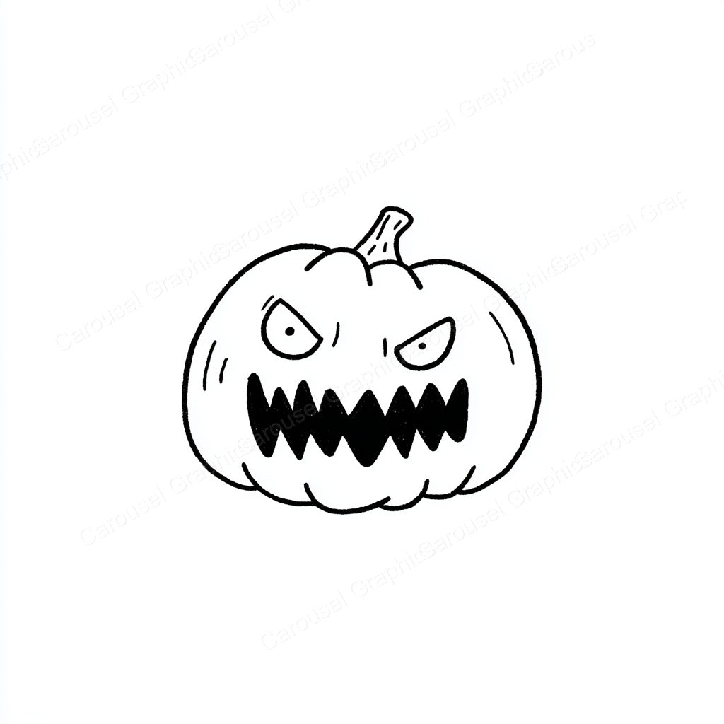 Jack-O-Lantern Vector Graphic preview
