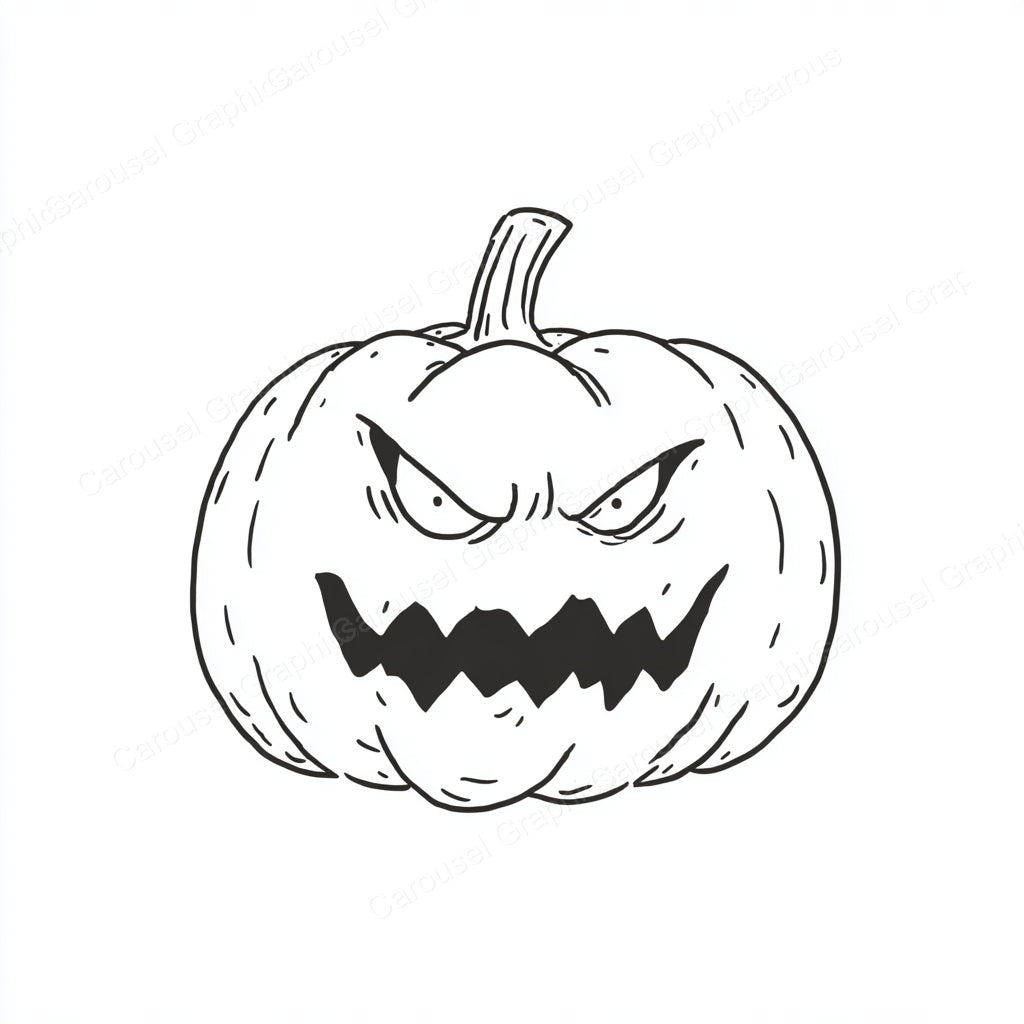 Jack-O-Lantern Vector Graphic preview