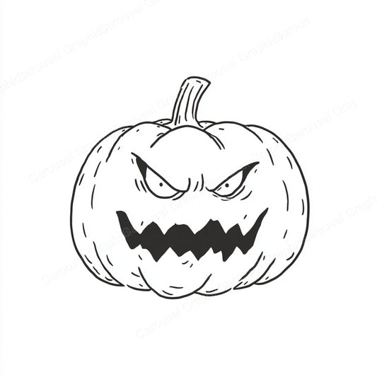 Jack-O-Lantern Vector Graphic preview