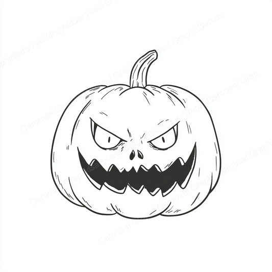 Jack-O-Lantern Vector Graphic preview