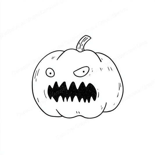 Jack-O-Lantern Vector Graphic preview
