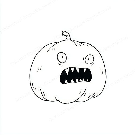 Jack-O-Lantern Vector Graphic preview